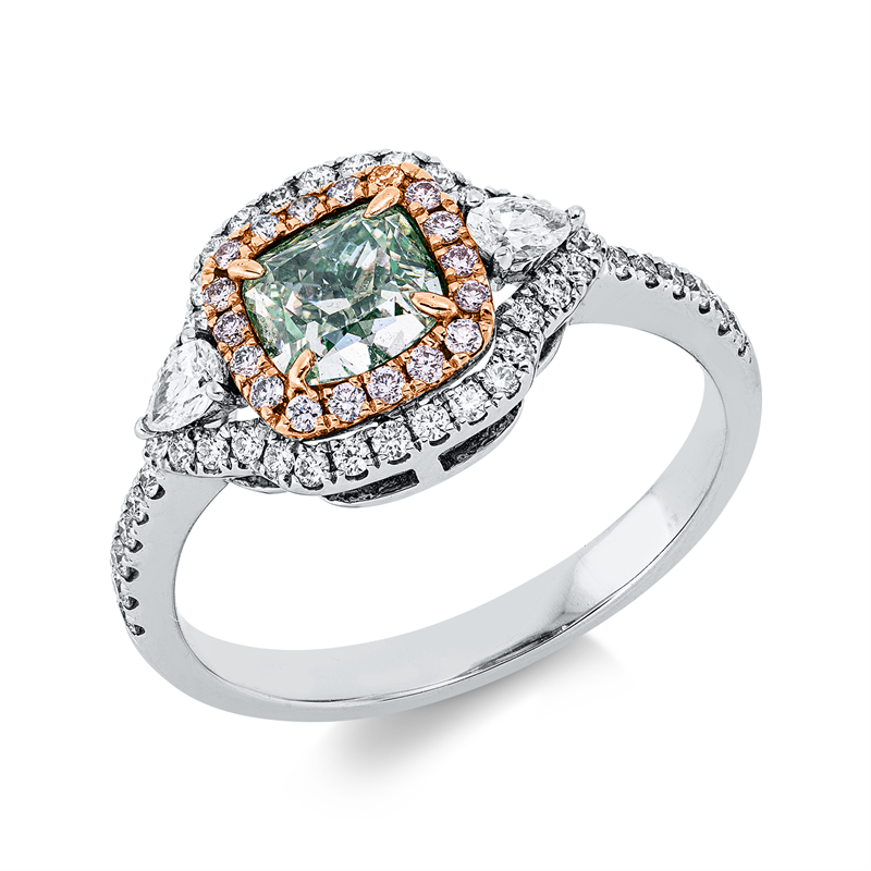 Farbiger Diamant Ring