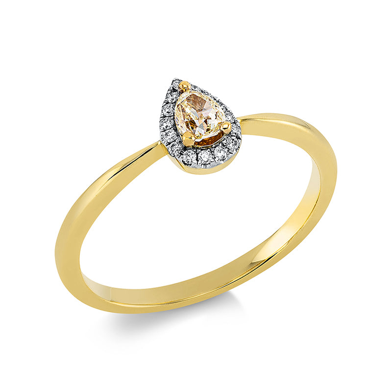 Farbiger Diamant Ring
