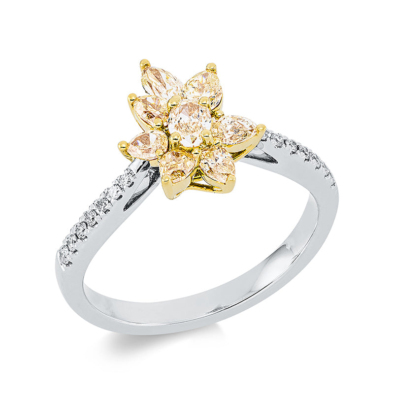 Farbiger Diamant Ring