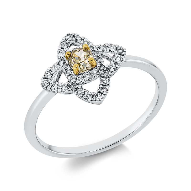 Farbiger Diamant Ring