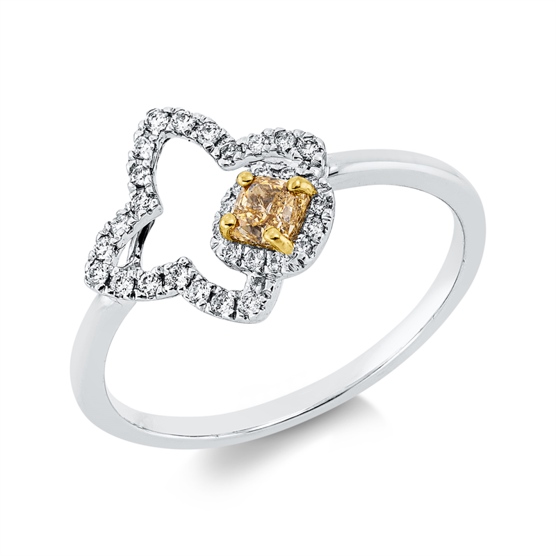 Farbiger Diamant Ring