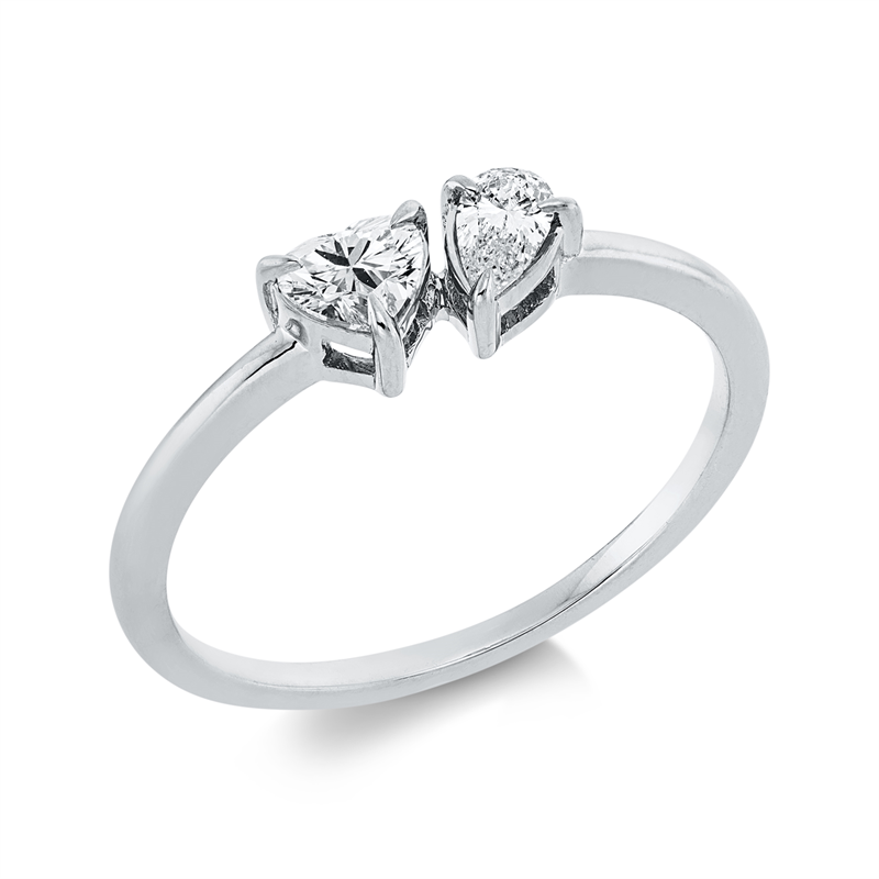 Mehrfachsteinbesatz Ring