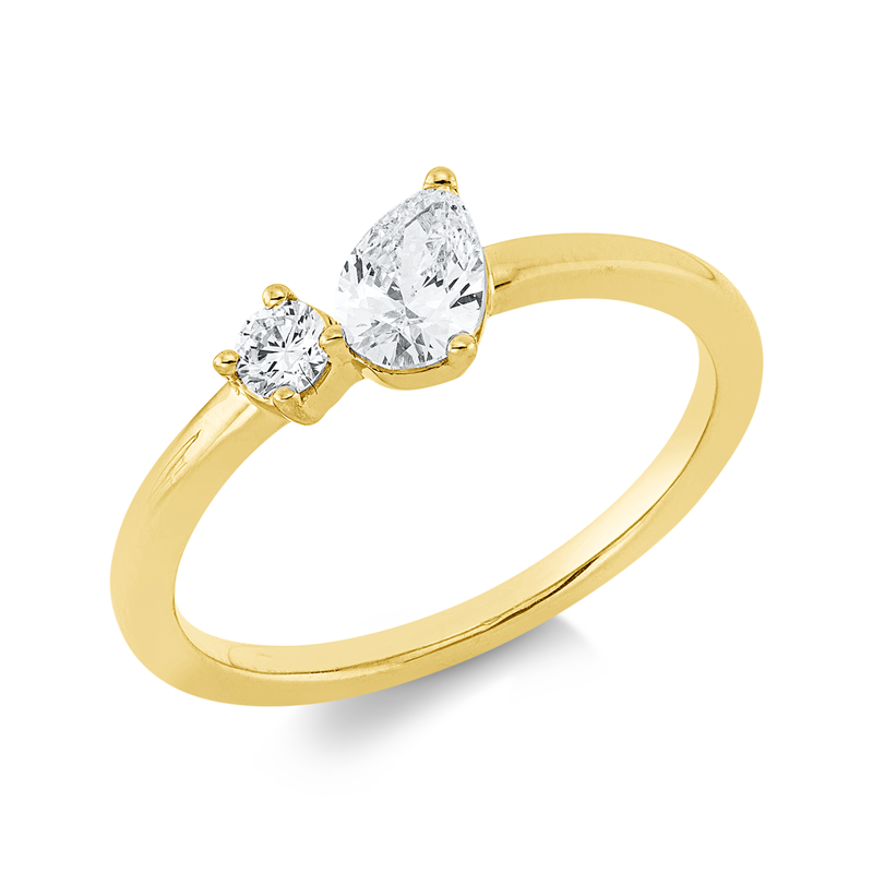 Mehrfachsteinbesatz Ring
