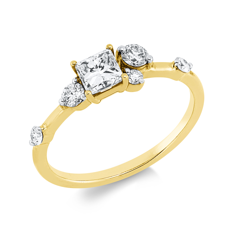 Farbiger Diamant Ring
