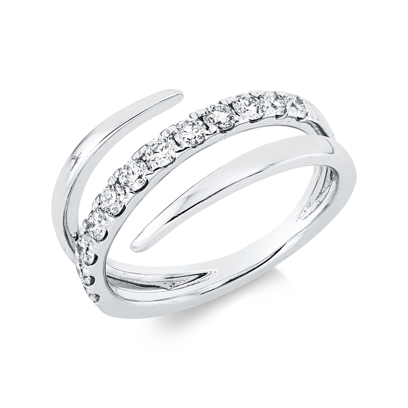 Mehrfachsteinbesatz Ring