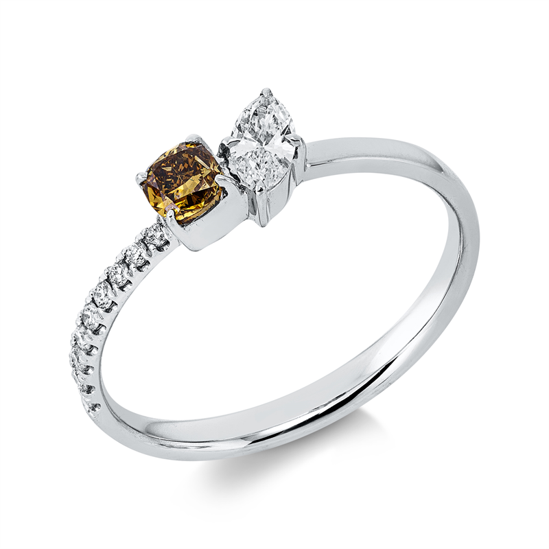 Farbiger Diamant Ring