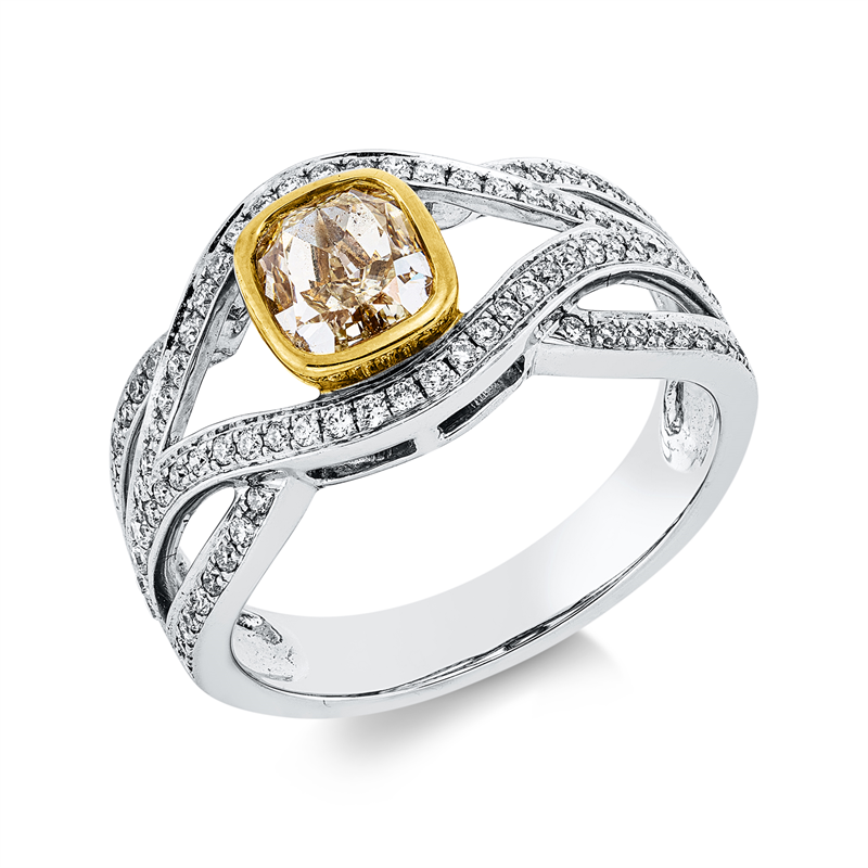 Farbiger Diamant Ring