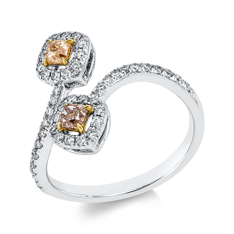 Farbiger Diamant Ring