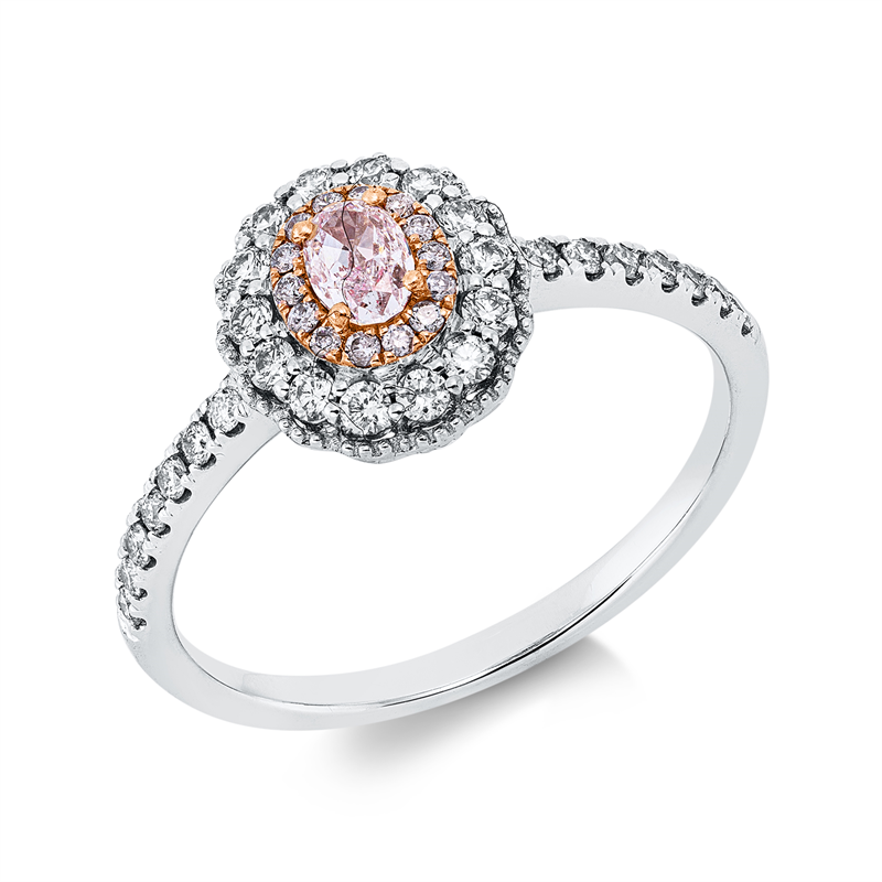 Farbiger Diamant Ring