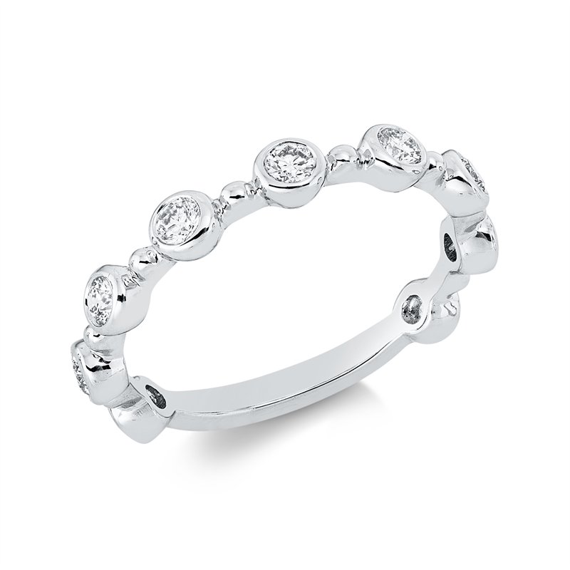 Mehrfachsteinbesatz Ring