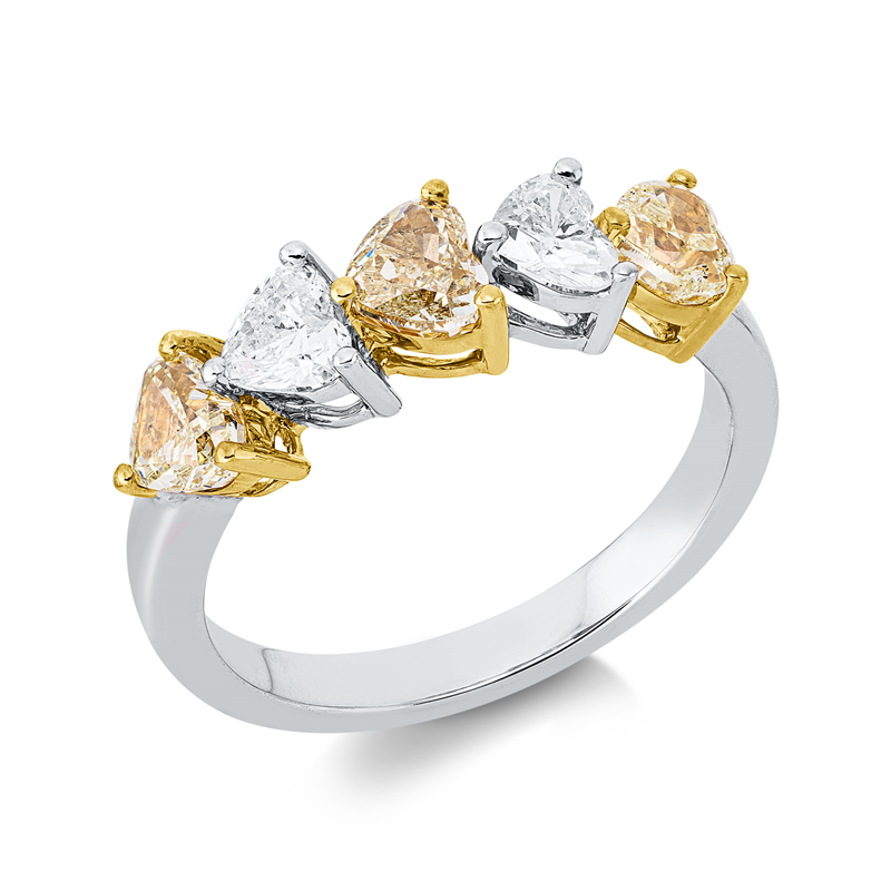 Farbiger Diamant Ring
