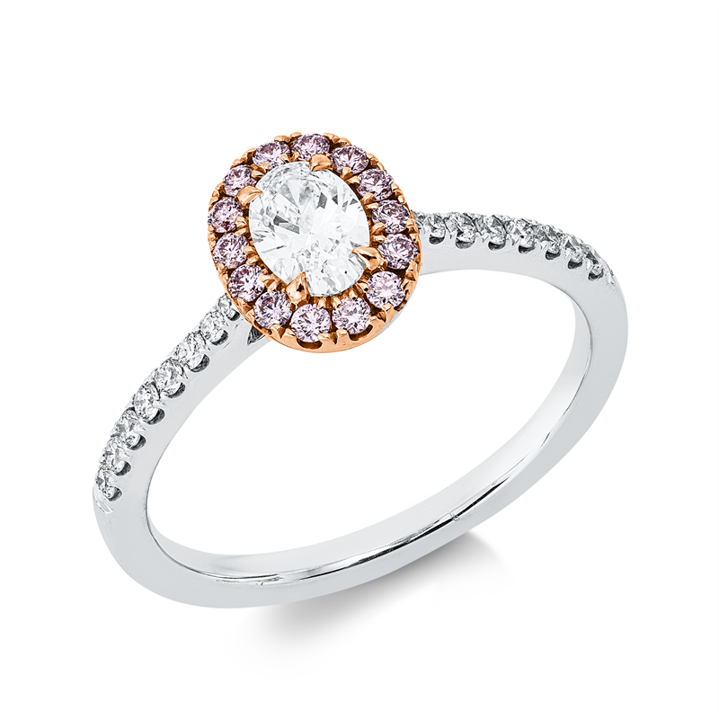 Farbiger Diamant Ring