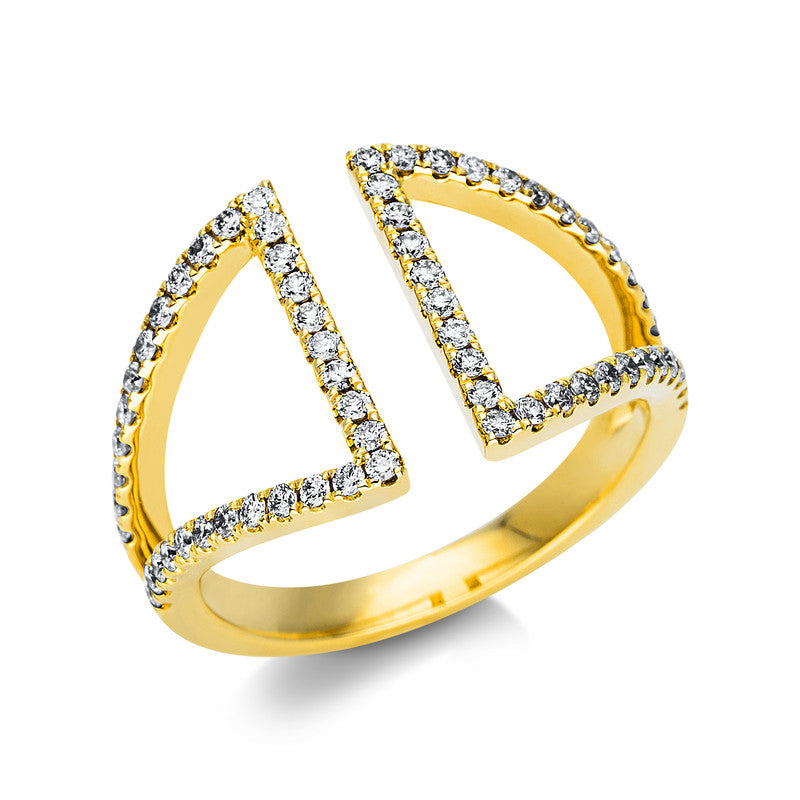 Mehrfachsteinbesatz Ring