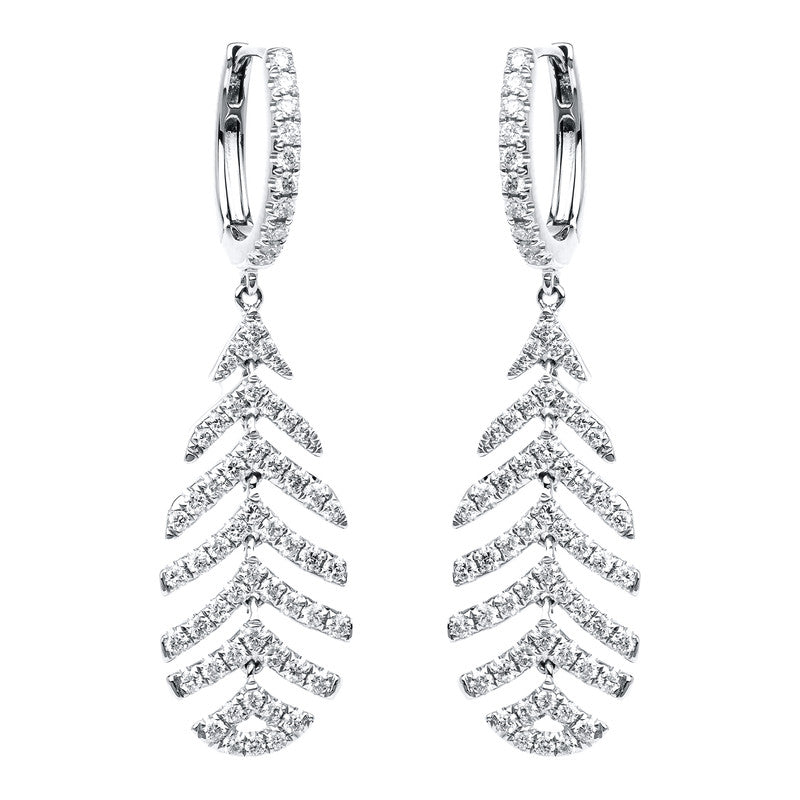 Mehrfachsteinbesatz Ohrschmuck
