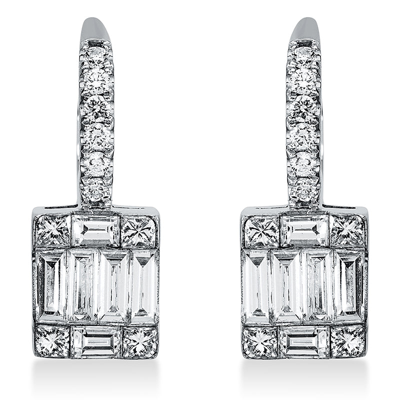 Baguette Illusion Ohrschmuck