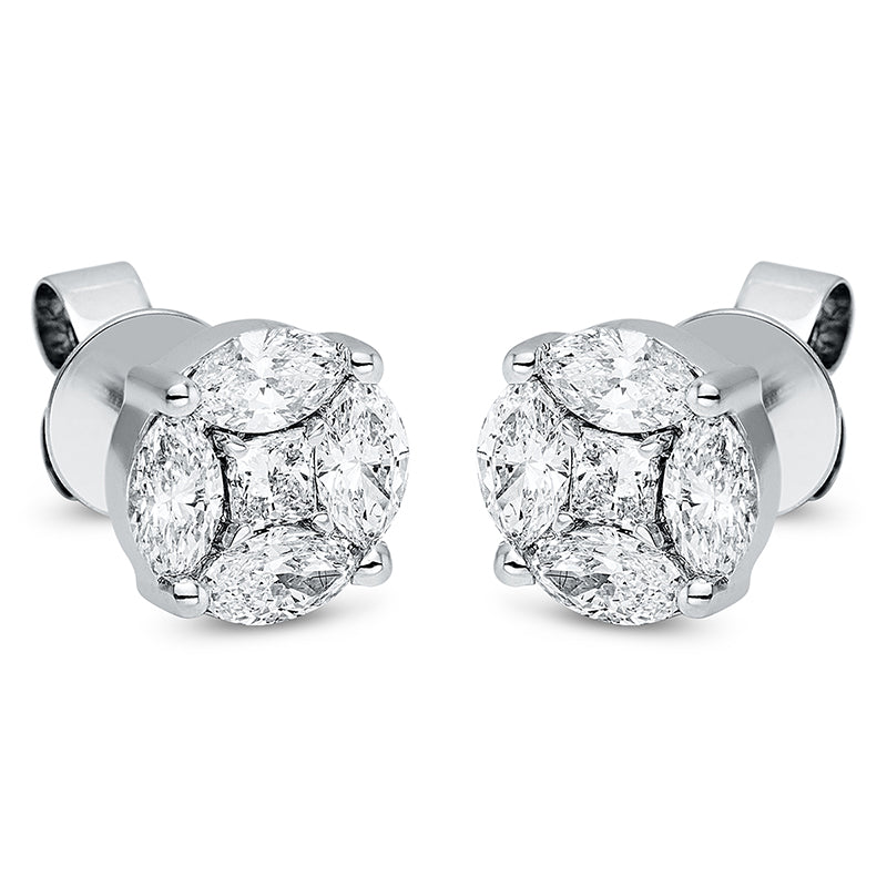 Baguette Illusion Ohrstecker