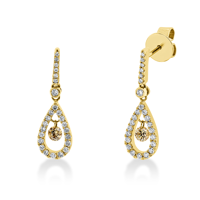 Farbiger Diamant Ohrschmuck