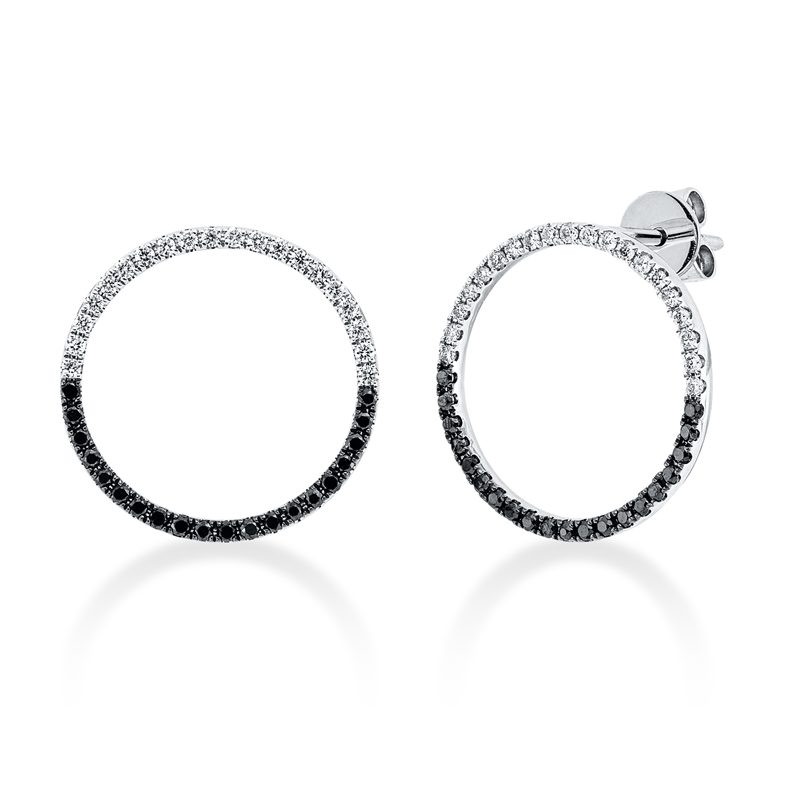 Farbiger Diamant Ohrstecker