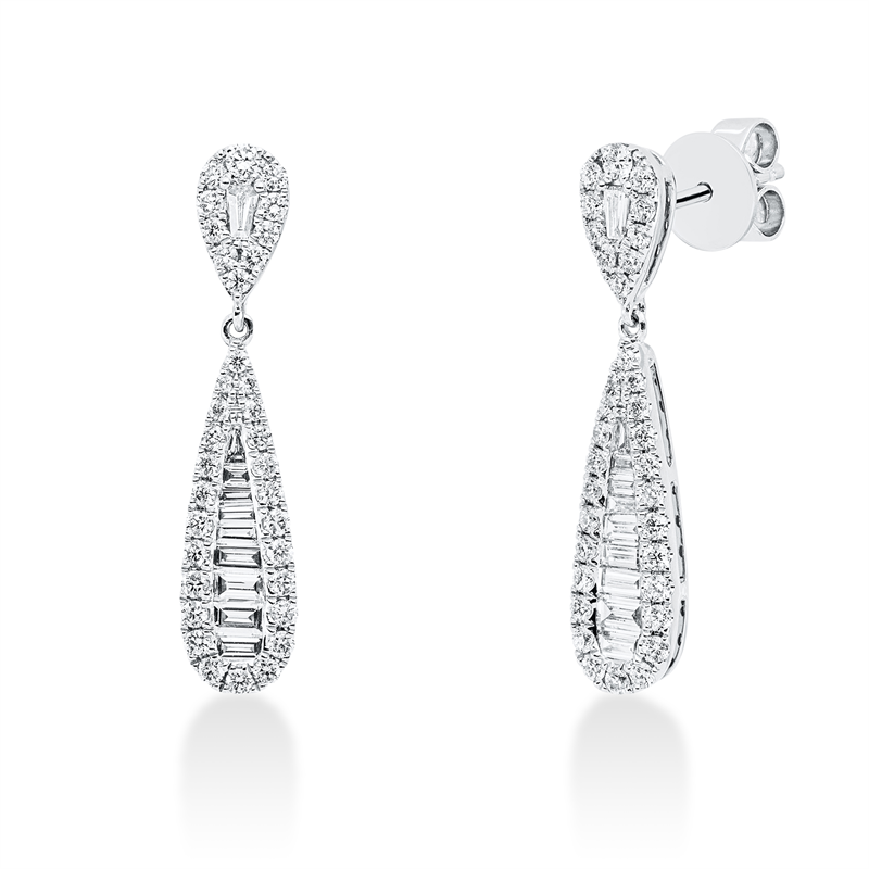 Baguette Ohrschmuck