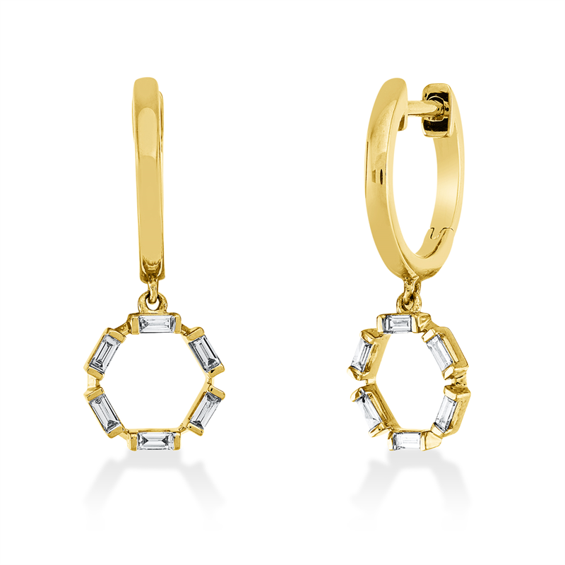 Baguette Ohrschmuck