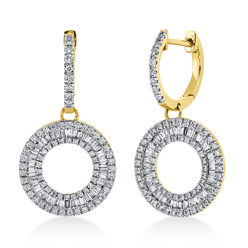 Baguette Ohrschmuck