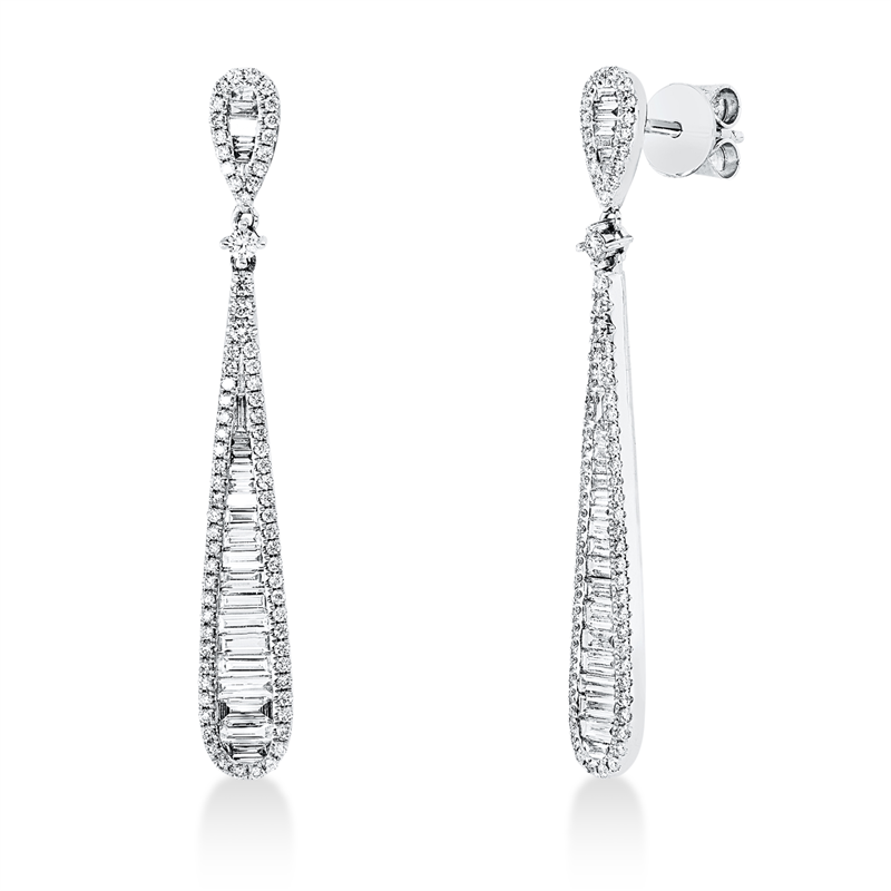 Baguette Ohrschmuck