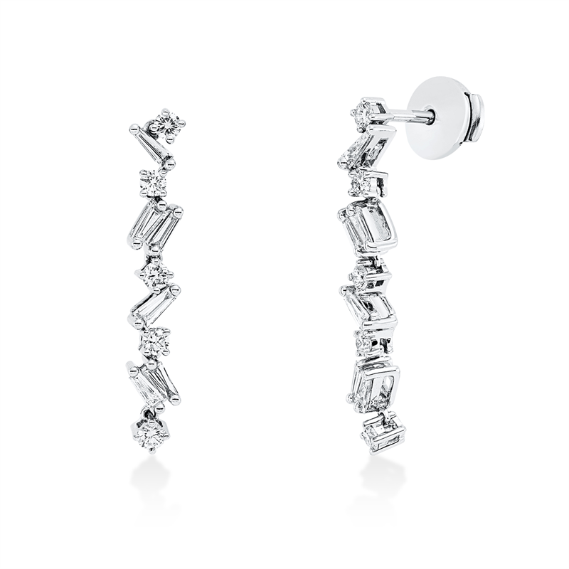 Baguette Ohrschmuck