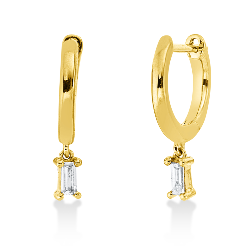 Baguette Ohrschmuck