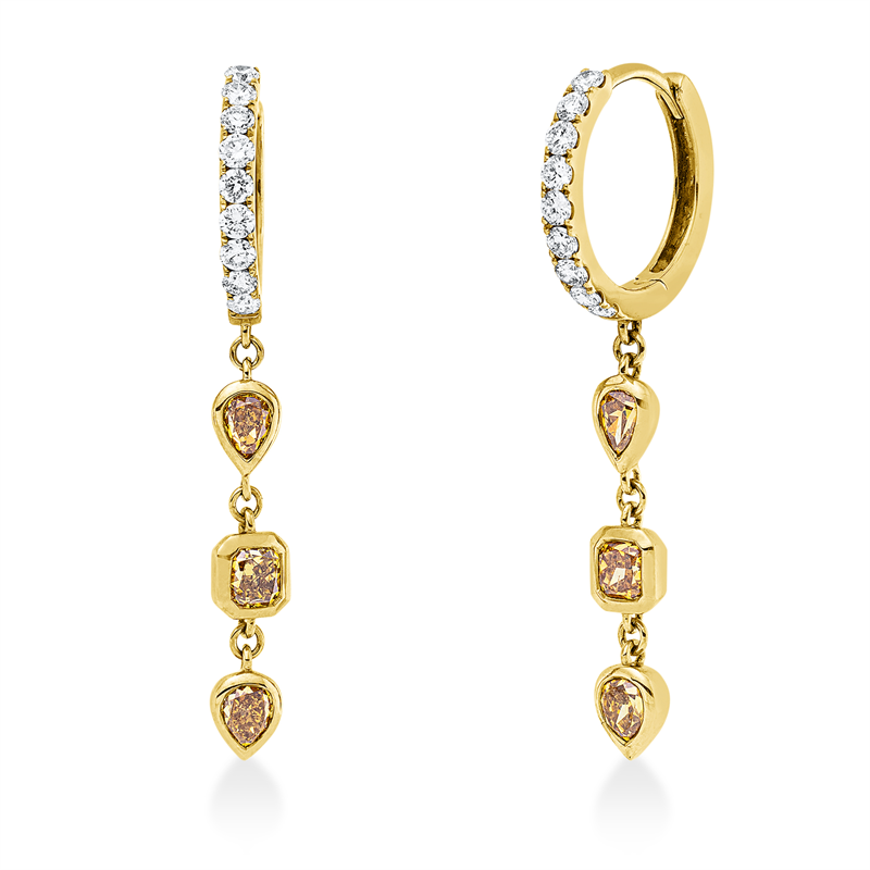 Farbiger Diamant Ohrschmuck