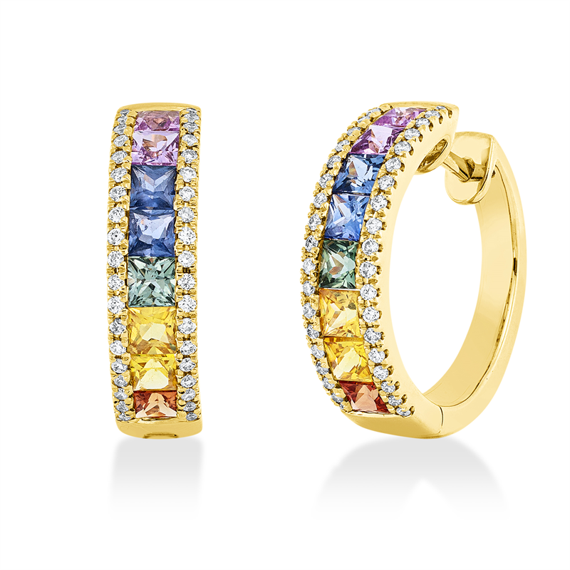 Rainbow & Multicolor Creolen