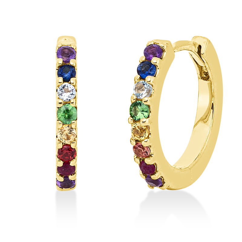 Rainbow & Multicolor Creolen