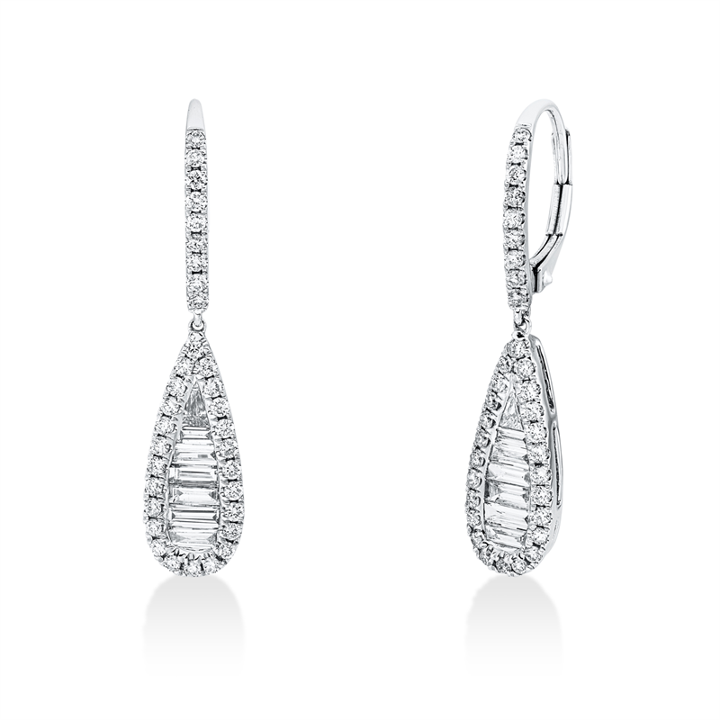 Baguette Illusion Ohrschmuck