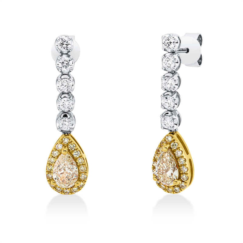 Farbiger Diamant Ohrschmuck