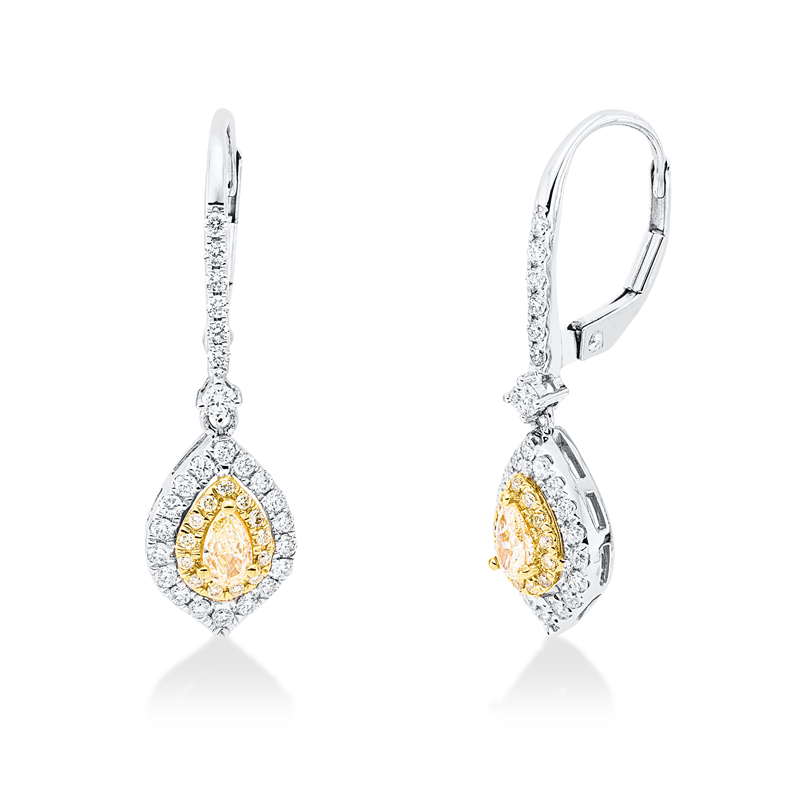 Farbiger Diamant Ohrschmuck