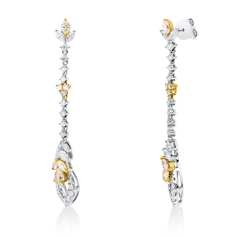 Farbiger Diamant Ohrschmuck