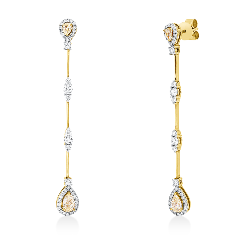 Farbiger Diamant Ohrschmuck