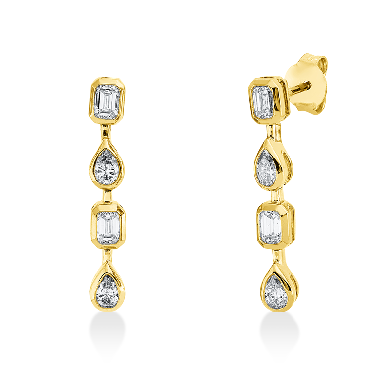 Baguette Ohrschmuck