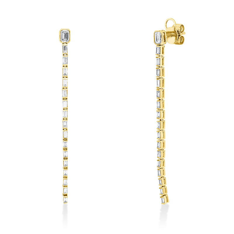 Baguette Ohrschmuck