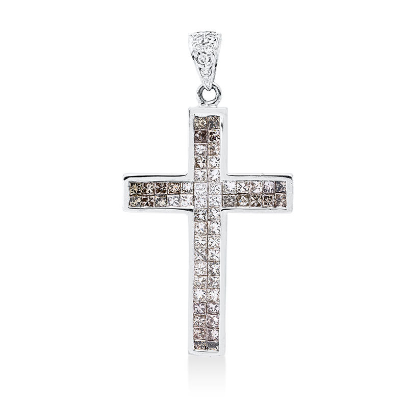 Farbiger Diamant Anhänger