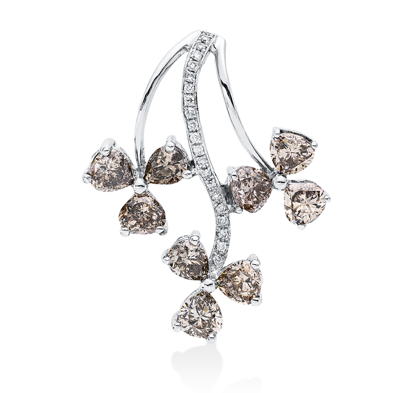 Farbiger Diamant Anhänger