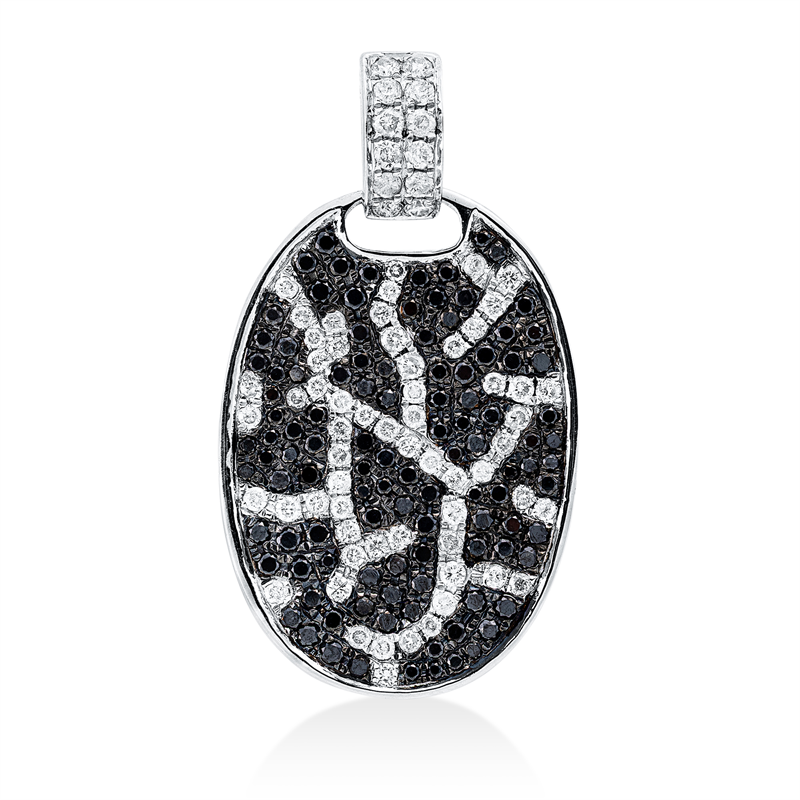 Farbiger Diamant Anhänger