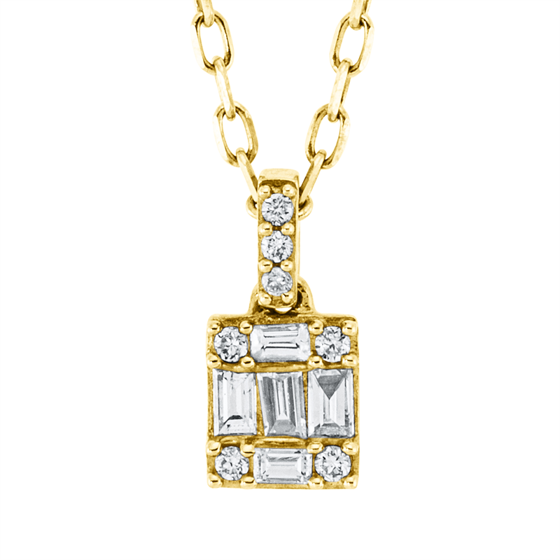 Baguette Illusion Collier