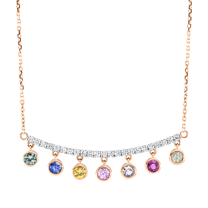 Rainbow & Multicolor Collier