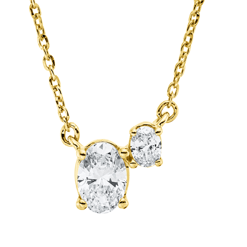 Mehrfachsteinbesatz Collier
