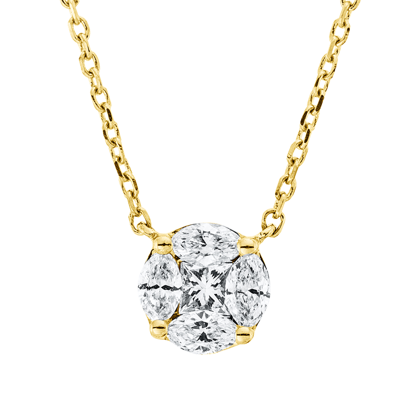 Baguette Illusion Collier