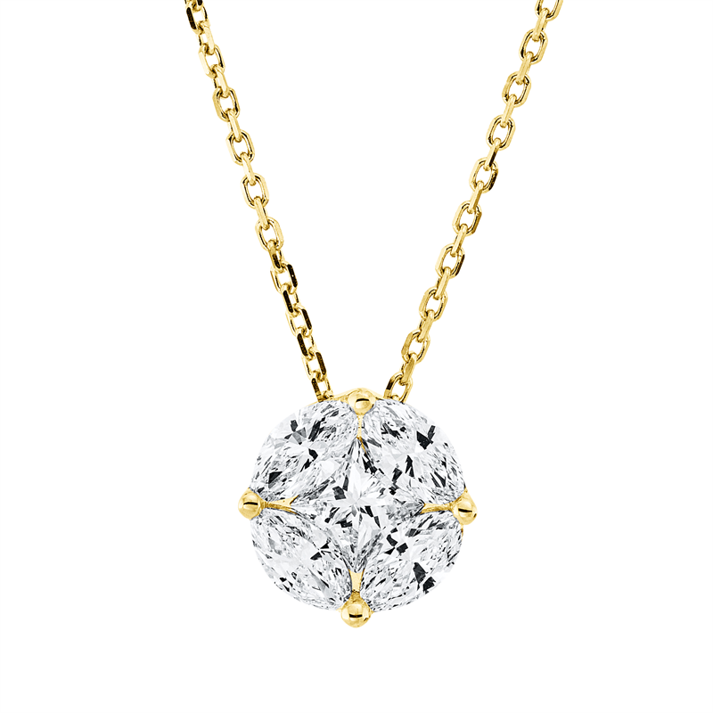 Baguette Illusion Collier