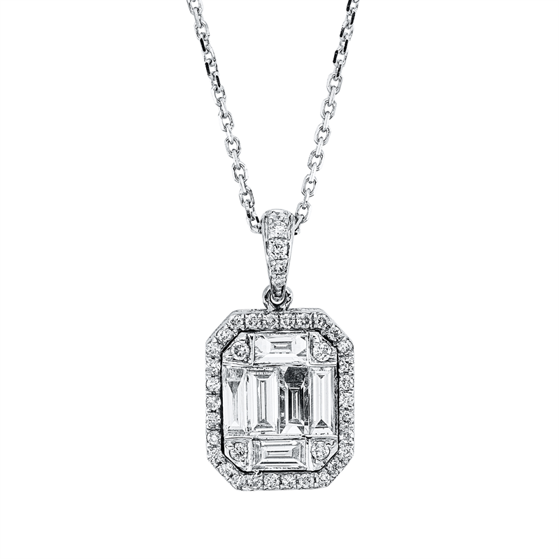 Baguette Illusion Collier