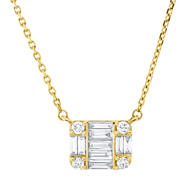 Baguette Illusion Collier