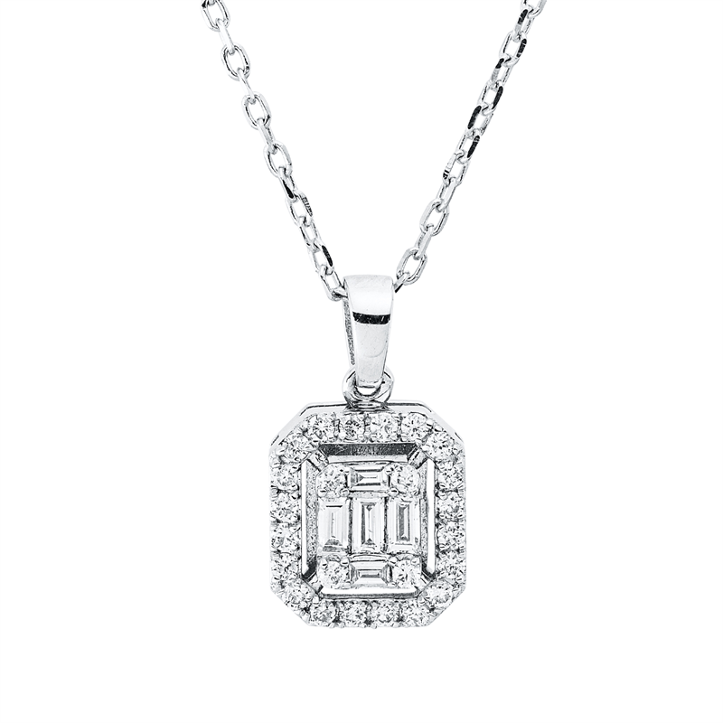 Baguette Illusion Collier