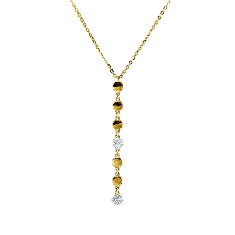 Mehrfachsteinbesatz Collier